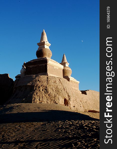 Ancient City In Desert