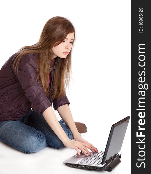 Girl With Laptop