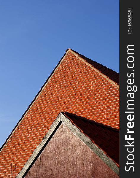 Typical Red brick house in the town of Ballerup in Denmark. Typical Red brick house in the town of Ballerup in Denmark.