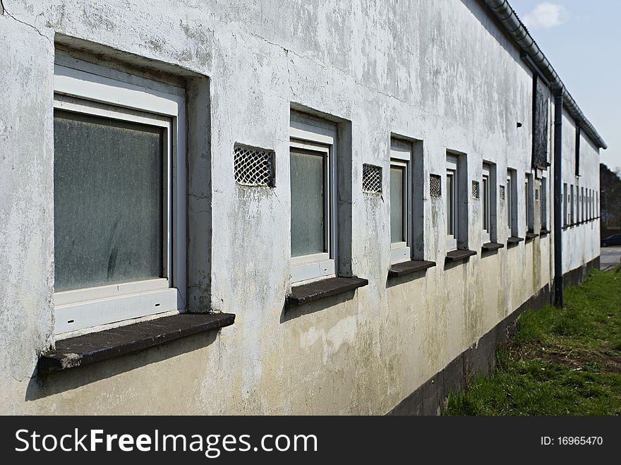 Outside the horse stables in a small town in Denmark. Outside the horse stables in a small town in Denmark.