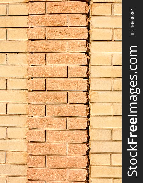 New brick two color wall texture. New brick two color wall texture