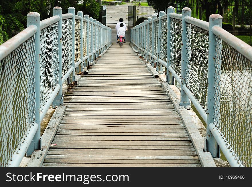 The Bridge at the garden , thailand