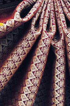 Thai Silk Pattern Stock Photo Thai Silk Pattern Stock Photo