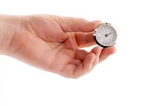 Hand With Thermometer Stock Images Hand With Thermometer Stock Images