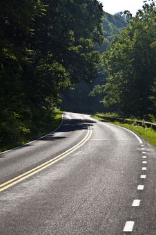 Beautiful Scenic Country Road Curves In Forest Royalty Free Stock Photos Beautiful Scenic Country Road Curves In Forest Royalty Free Stock Photos