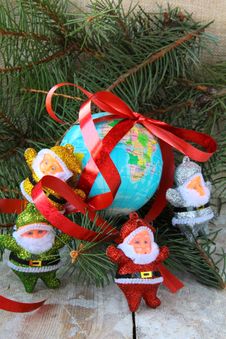 Christmas Tree With Decorations Stock Image