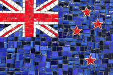 New Zeland Mosaic Flag Stock Photography New Zeland Mosaic Flag Stock Photography