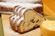 Christmas Stollen Royalty Free Stock Images
