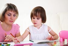 Mother And Daughter Together Stock Photo Mother And Daughter Together Stock Photo