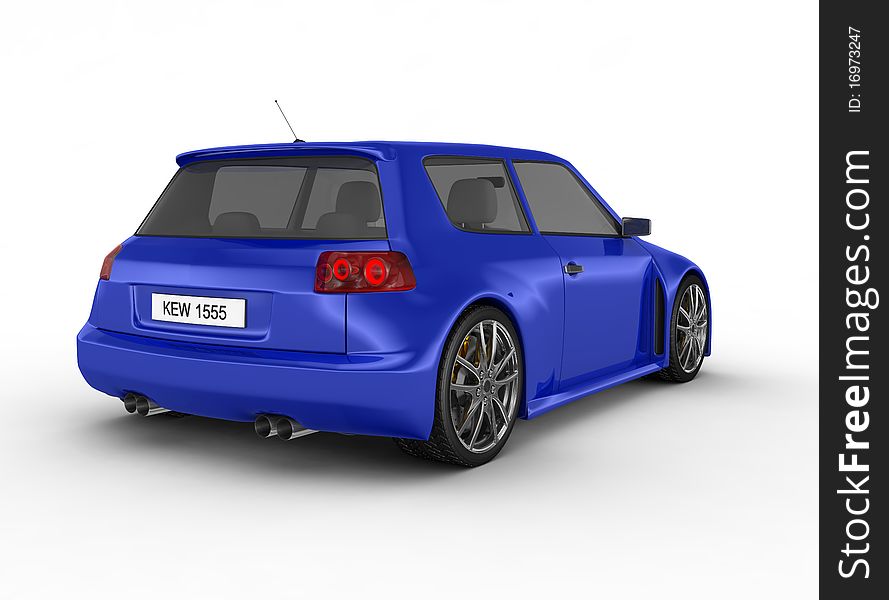 Sports car - 3d render. No trademark issues as the car is my own design.