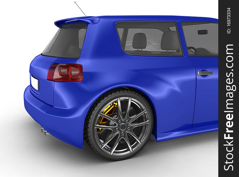 Sports car - 3d render. No trademark issues as the car is my own design.