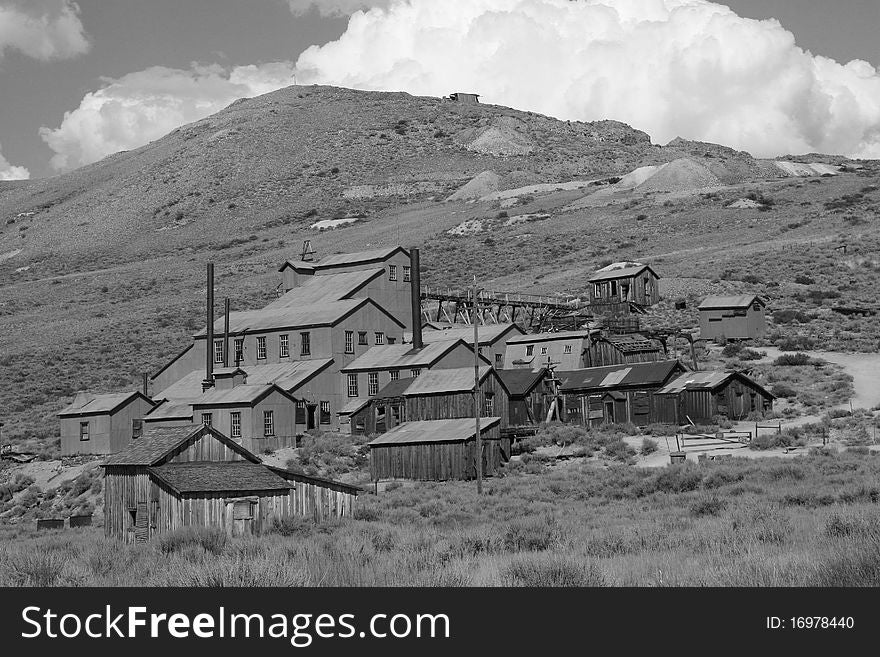 Abandoned gold mine in the western united states. Abandoned gold mine in the western united states