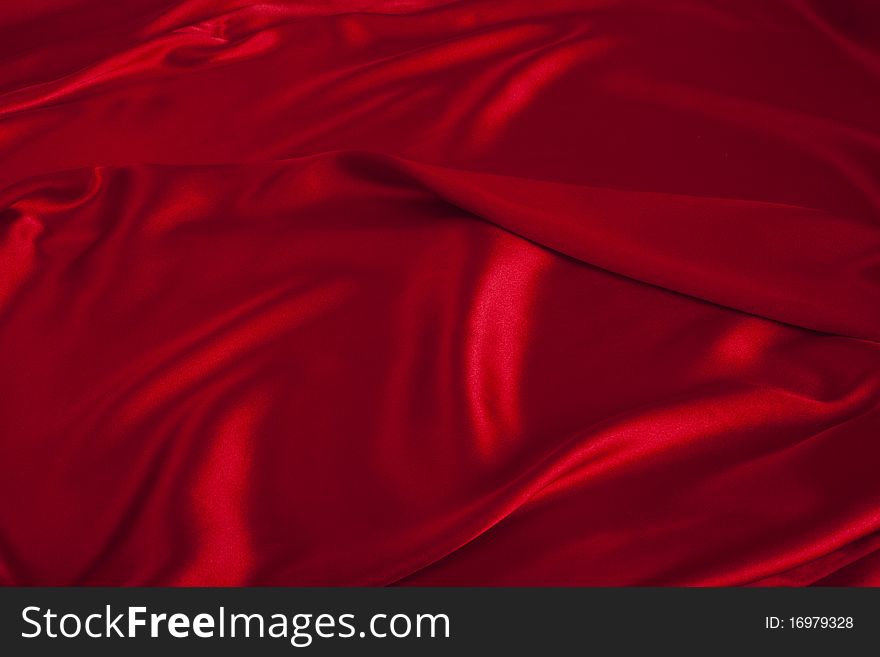Series.Smooth elegant red silk can use as background