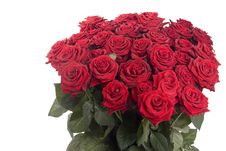Bouquet Of Red Roses Royalty Free Stock Images