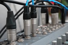 Connector Signal Sound Mixer Royalty Free Stock Photos Connector Signal Sound Mixer Royalty Free Stock Photos
