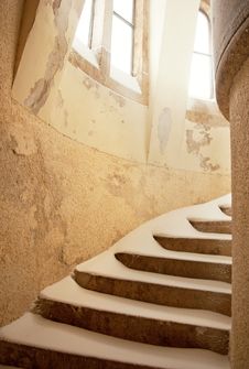 Stairs In Winter Royalty Free Stock Images Stairs In Winter Royalty Free Stock Images