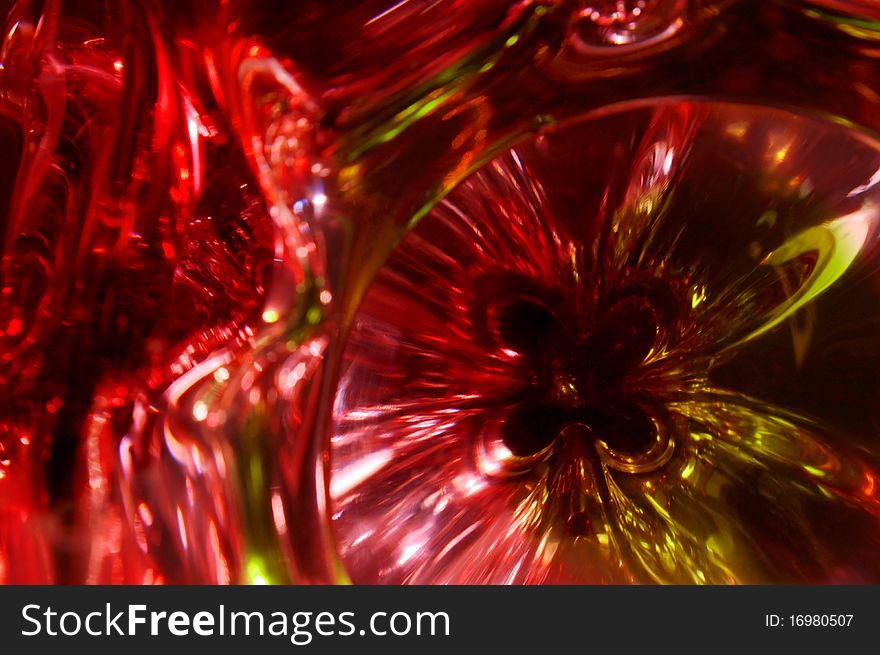 Abstract shiny red glass background. Abstract shiny red glass background