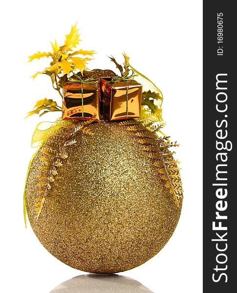 Golden Christmas Bauble