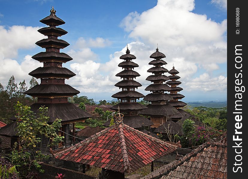 Mother Temple of Besakih. Largest hindu temple of Bali