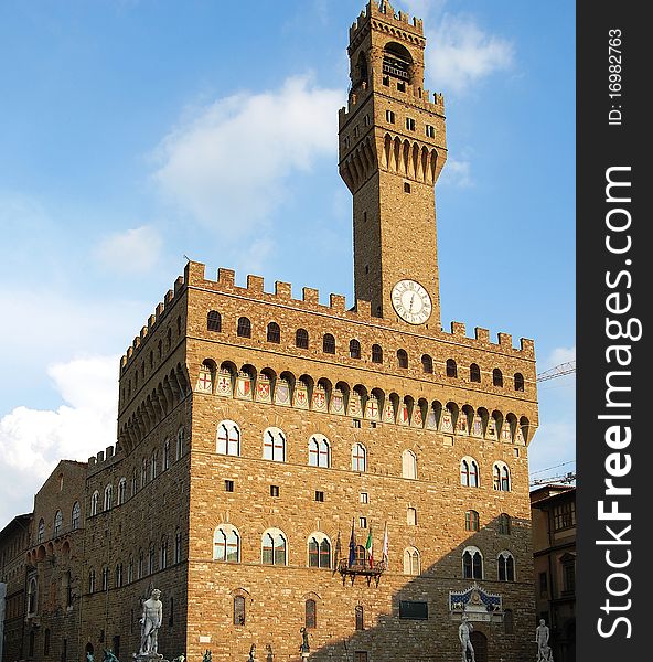 Palazzo Vecchio in Florence, Italy. Palazzo Vecchio in Florence, Italy.