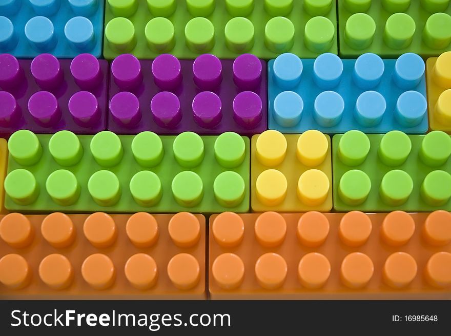 Colorful lego toy