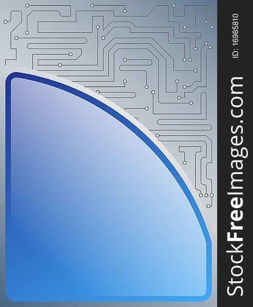 Abstract Blank Page Circuit Board