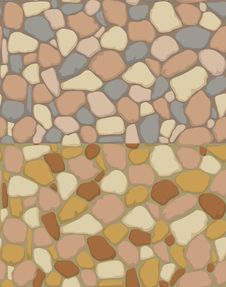 Seamless Gravel Texture Royalty Free Stock Images