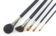 Professional Make-up Brushes. Stock Photography Professional Make-up Brushes. Stock Photography