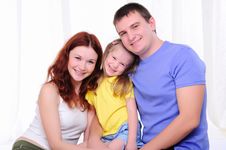 Mother, A Young Father And Young Daughter Royalty Free Stock Photo Mother, A Young Father And Young Daughter Royalty Free Stock Photo