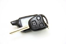 The Key From The Car With Buttons Stock Image