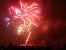 Fireworks In Barkingside Stock Photos