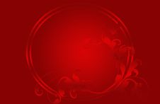 Christmas Card Red, Stars And Flowers Royalty Free Stock Images Christmas Card Red, Stars And Flowers Royalty Free Stock Images