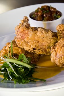 Fried Chicken Royalty Free Stock Photography Fried Chicken Royalty Free Stock Photography