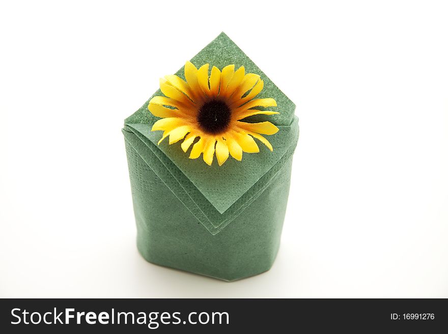 Sunflower With Napkin