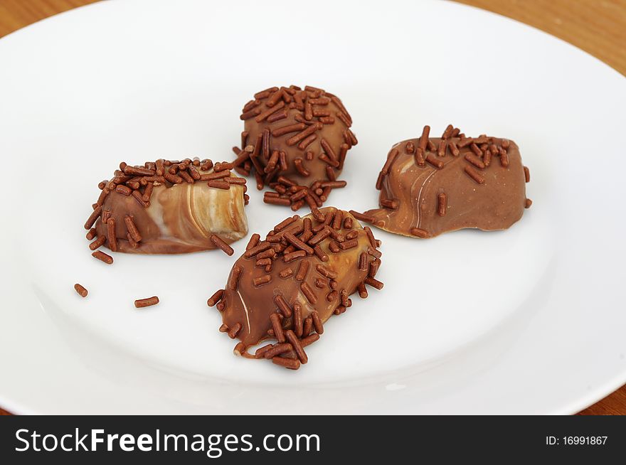Four Chocolate Pralines