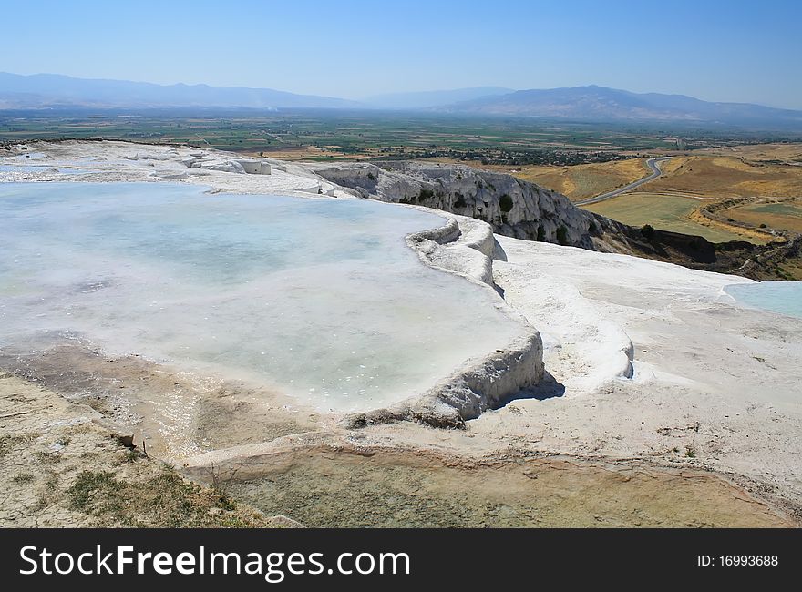 Pamukkale, is a natural site in Denizli Province in south-western Turkey.