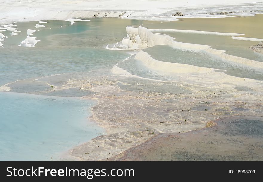 Pamukkale, is a natural site in Denizli Province in south-western Turkey.