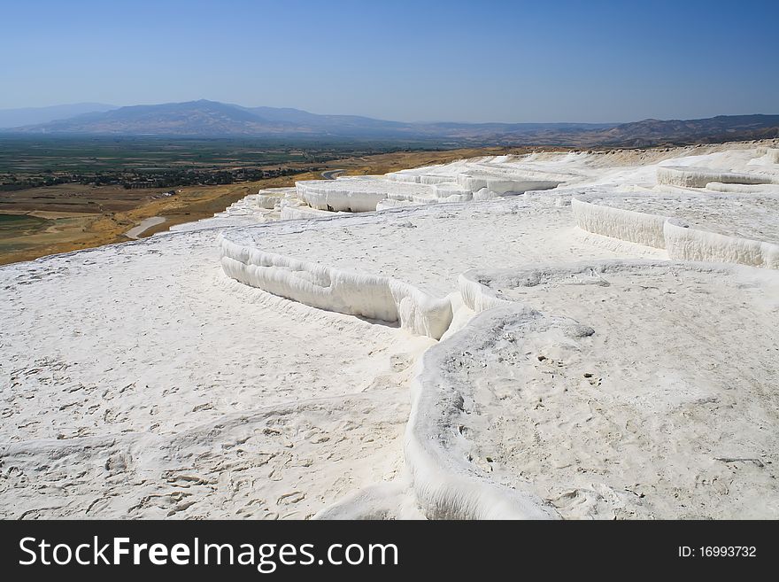 Pamukkale, is a natural site in Denizli Province in south-western Turkey.
