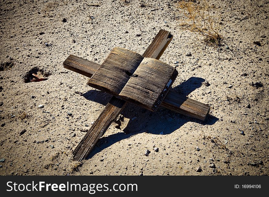 Old wooden grave marker with carved bible. Old wooden grave marker with carved bible