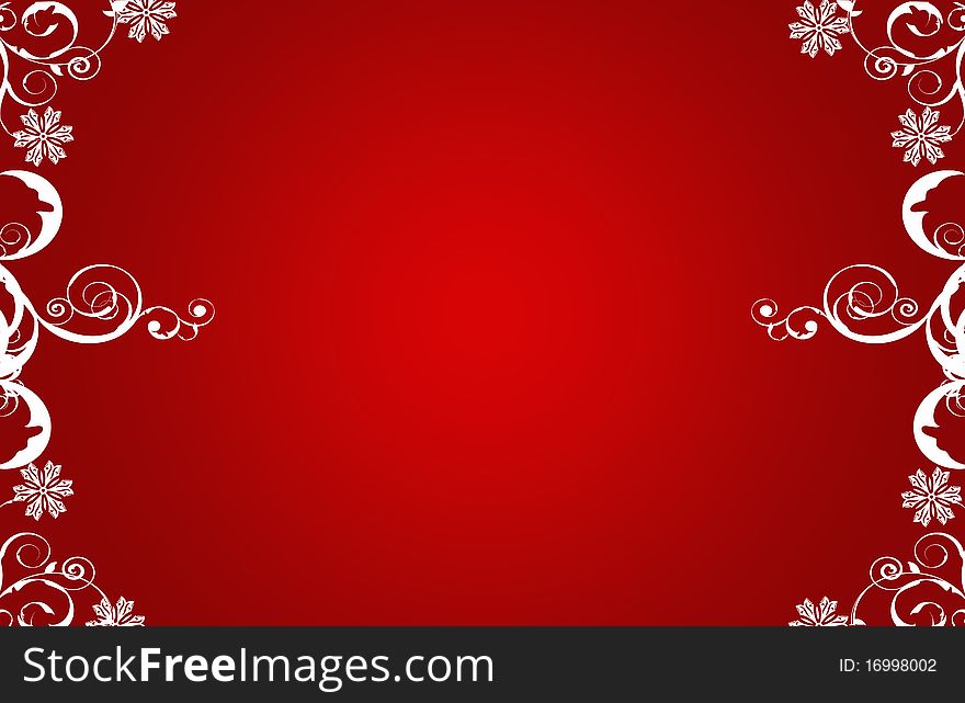 Christmas Card Red, Flowers