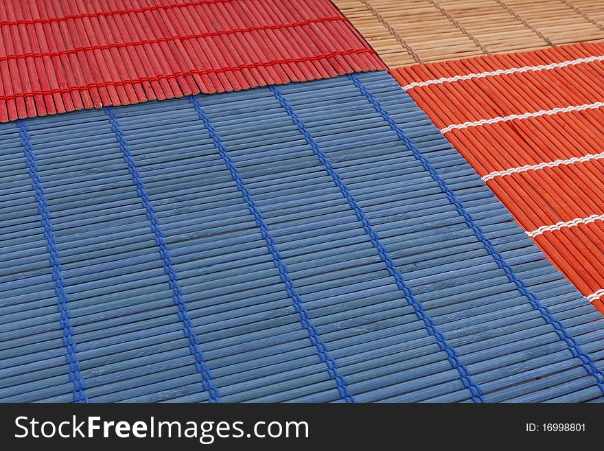 Series. bamboo mat coloured texture. Series. bamboo mat coloured texture