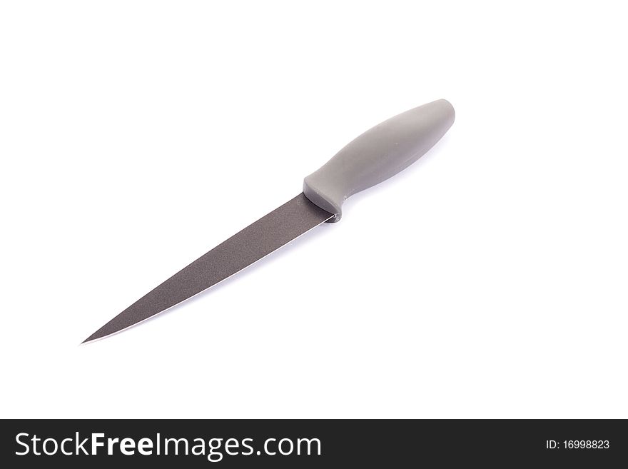 Kitchen knife isolated on white  background