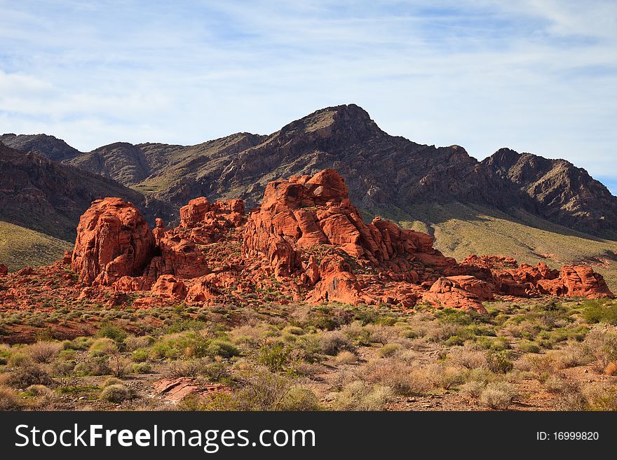 Valley of Fire Rock Formation