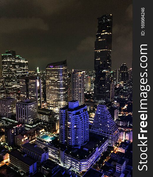 Night View Bangkok Thailand