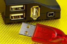 USB Connection Royalty Free Stock Image USB Connection Royalty Free Stock Image