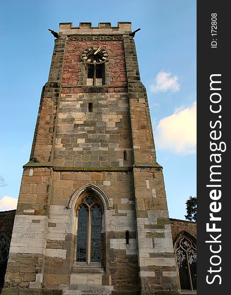 An English village church.