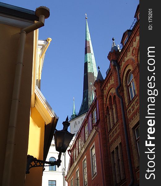 Old town view in Tallinn