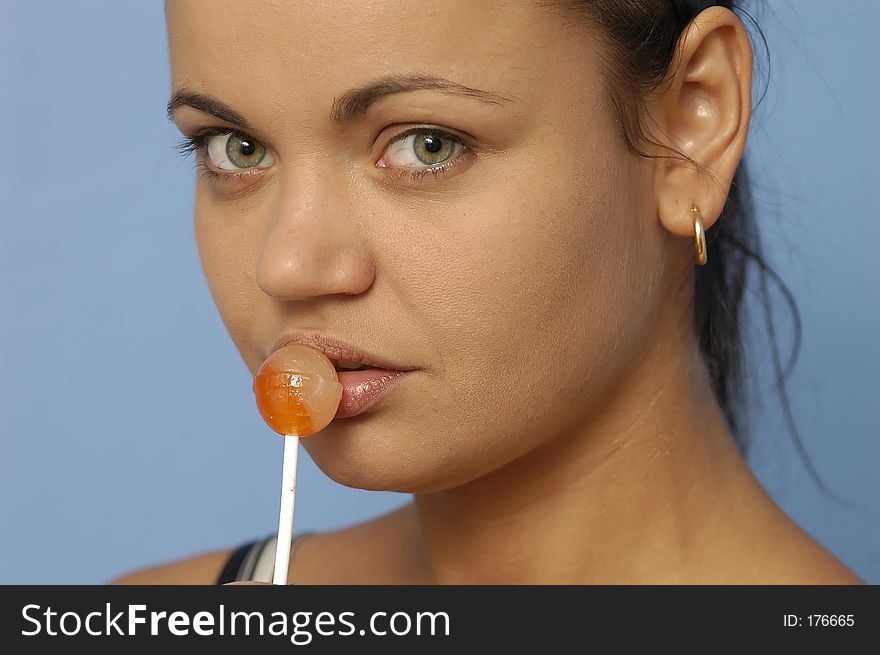 Woman With Lollipop