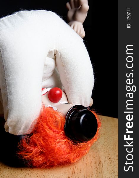 Clown Upside Down Looking At Own - Free Stock Images & Photos ...