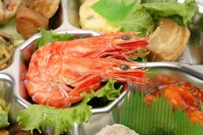Shrimp Tray Detail Stock Photos Shrimp Tray Detail Stock Photos